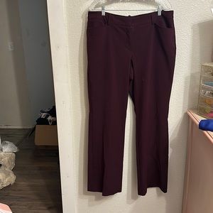 Worthington Modern Fit purple trousers